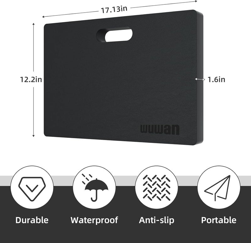 WUWAN Yoga kneeling mat, 1.5inch Thick,Knee Push-ups, Plank Support & Yoga Elbows/Knees Mat Provides Cushion for Kneeling & Elbows - Image 2